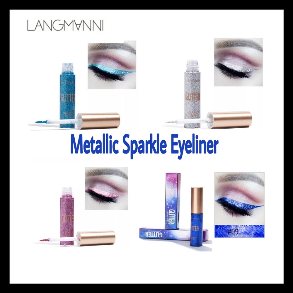 LANGMANNI GLITTER Metallic Sparkle Eyeliner